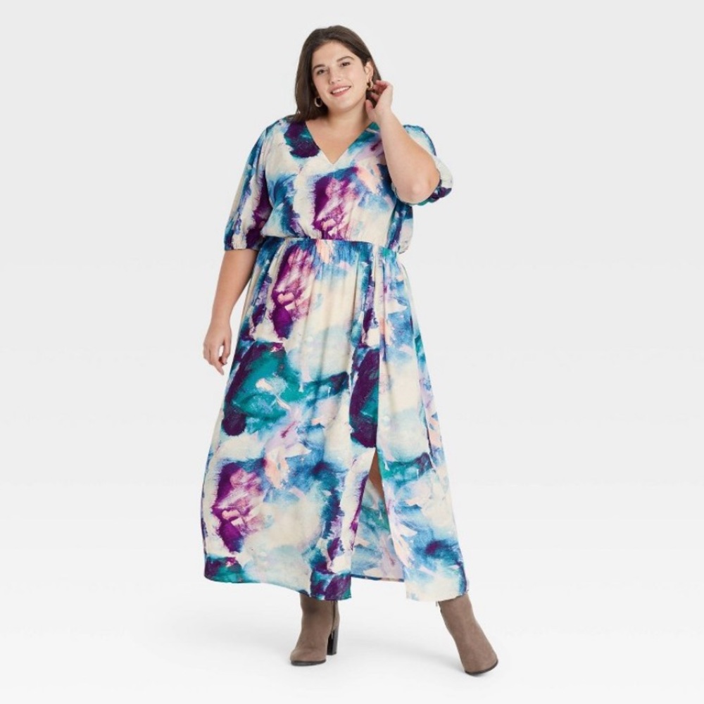 AVA&VIV Short Sleeve Women’s Dress